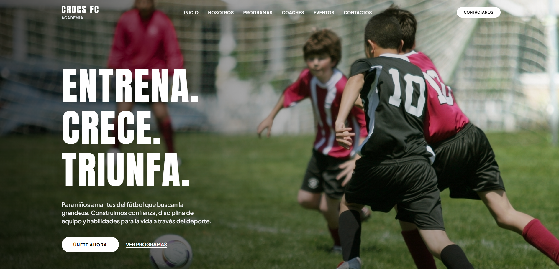 Vista previa de Landing Page