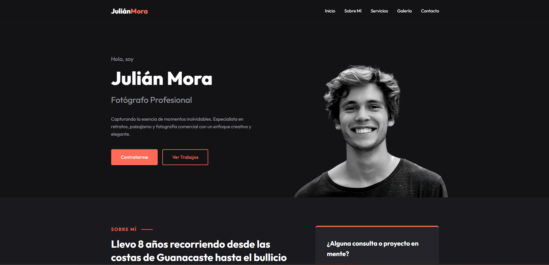 Vista previa de Web Portafolio / CV